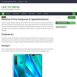 Realme 5 pro features & specifications