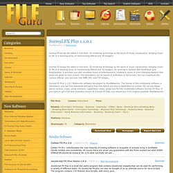 Surreal.FX Plus - Download Surreal.FX Plus Shareware by RealNetworks - Multimedia Software