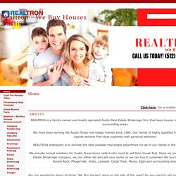 Realtron - We Buy Houses Austin