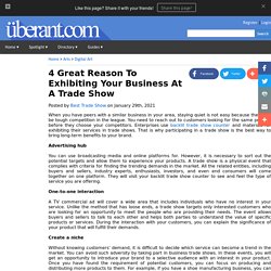 Some Great Reason To Exhibiting Your Business At A Trade Show