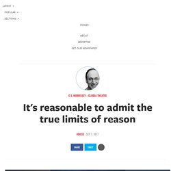 It's reasonable to admit the true limits of reason - BC Catholic
