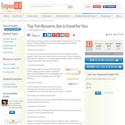 Top Ten Reasons Sex is Good for You - EmpowHER.com - StumbleUpon