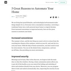 5 Great Reasons to Automate Your Home - Frontline AVS - Medium