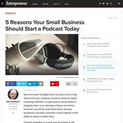5 Reasons Your Small Business Should Start a Podcast Today