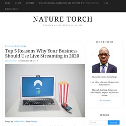 Top 5 Reasons Why Your Business Should Use Live Streaming in 2020 - Nature Torch