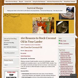 160 Reasons to Stock Coconut Oil in Your Larder « Survival Sherpa