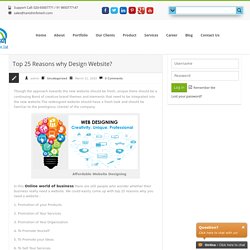 Top 25 Reasons why Design Website? - E-commerce Website SEO, ERP
