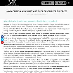 How Common and What Are The Reasons For Divorce?