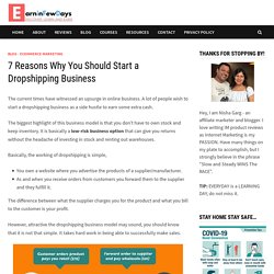 7 Reasons Why You Should Start a Dropshipping Business