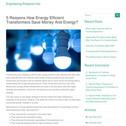 Save Money & Power By Using Energy Saving Light Transformer