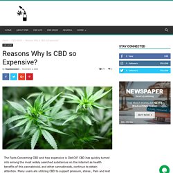 Reasons Why Is CBD so Expensive? - Roadsnotaken