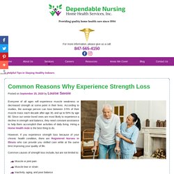 Common Reasons Why Experience Strength Loss