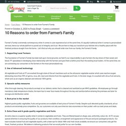 10 Reasons to order from Farmer’s Family – Farmers Family