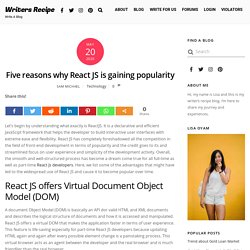 Top reasons why the React JS is in Trending