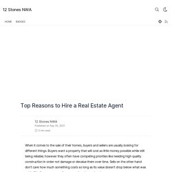 Top Reasons to Hire a Real Estate Agent