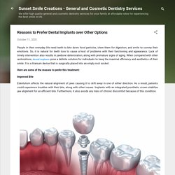 Reasons to Prefer Dental Implants over Other Options