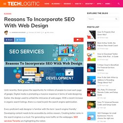 Reasons To Incorporate SEO With Web Design