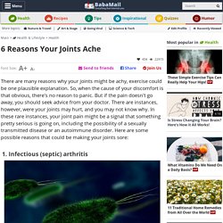 6 Reasons Your Joints Ache
