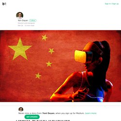 Comprendre pourquoi la #Chine devient le moteur mondial de la #RealiteVirtuelle en 6 raisons #VR #…