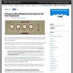 5 Reasons Why Metaphors Can Improve the User Experience