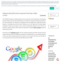 5 Reasons Why SEO is More Important Than Ever in 2020