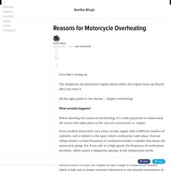 Reasons for Motorcycle Overheating