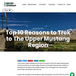 Reasons to Trek to the Upper Mustang Region