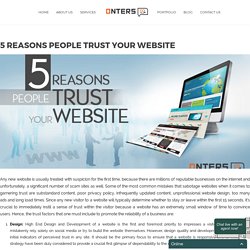 5 Reasons People Trust Your Website