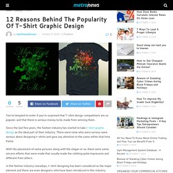 12 Reasons Behind The Popularity Of T-Shirt Graphic Design – TrySoftz