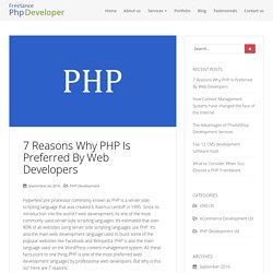 7 Reasons Why PHP Is Preferred By Web Developers