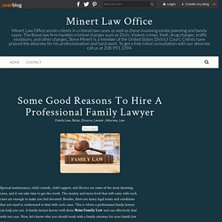 Some Good Reasons To Hire A Professional Family Lawyer In Boise