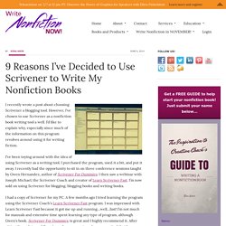 9 Reasons I've Decided to Use Scrivener to Write My Nonfiction Books