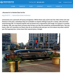 5 Reasons to Use Boston Limo Service