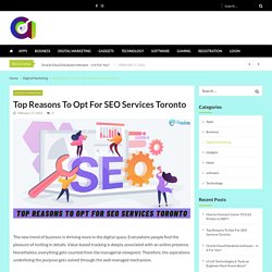 Top Reasons To Opt For SEO Services Toronto