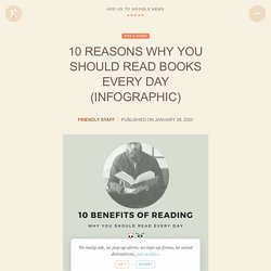 10 reasons why you should read books every day