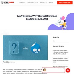 9 Reasons Why You Should Choose Drupal CMS Over Others in 2021