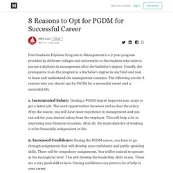 Reasons to Opt MICA for Career in PGDM
