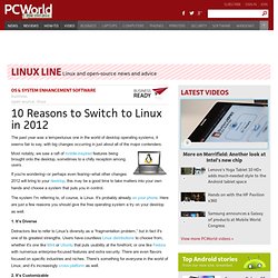10 Reasons to Switch to Linux in 2012