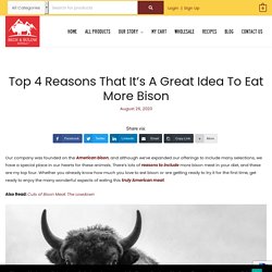 Top 4 Reasons That It’s A Great Idea To Eat More Bison