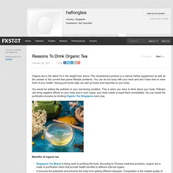 Reasons To Drink Organic Tea