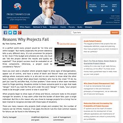 Reasons Why Projects Fail