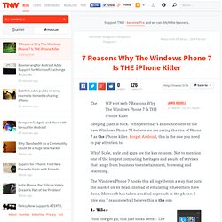 7 Reasons Why The Windows 7 Phone Is THE iPhone Killer