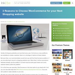 3 Reasons to Choose WooCommerce for your Next Shopping website - InkHive.com