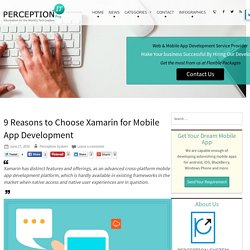 9 Reasons to Choose Xamarin for Mobile App Development