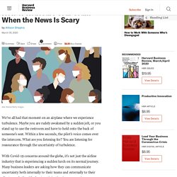 How to Reassure Your Team When the News Is Scary