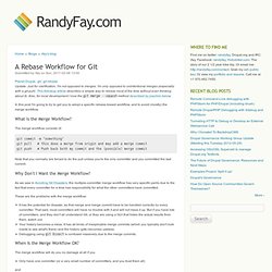 A Rebase Workflow for Git