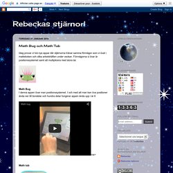Rebeckas stjärnor! : Math Bug och Math Tub