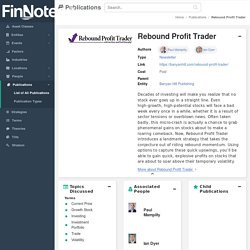 Rebound Profit Trader - Newsletter