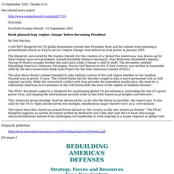 Rebuilding America's Defenses: Strategy, Forces and Resources Fo