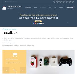 Recalbox - the micro retro gaming console